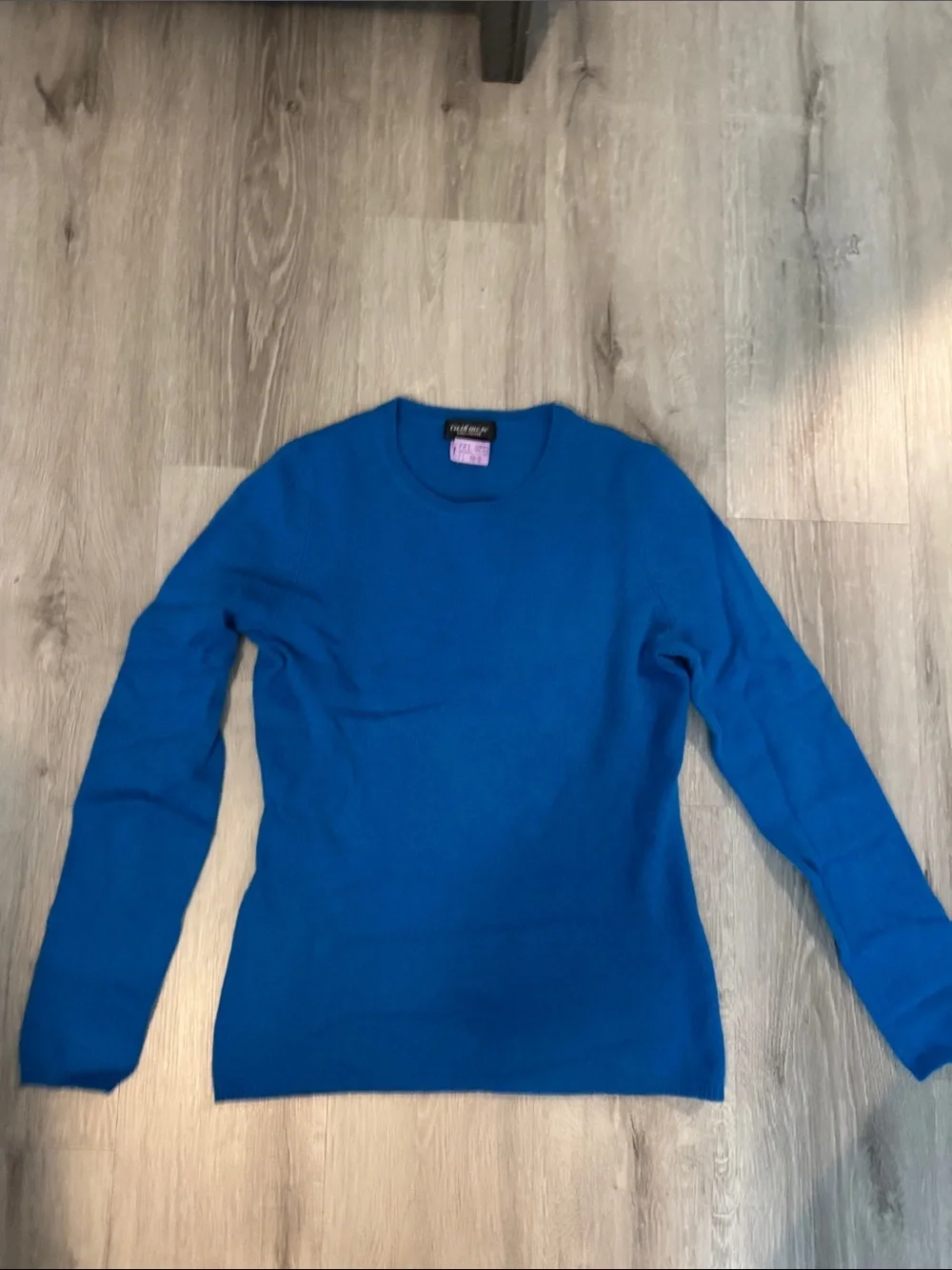 Lord & Taylor Women's Bright Blue Crewneck Sweater